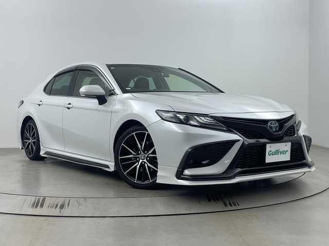 トヨタ カムリ WS 埼玉県 2023(令5)年 4.7万km プラチナホワイトパールマイカ トヨタセーフティセンス/JBLプレミアムサウンド/GRフルエアロ/GRマフラー/TEIN車高調/純正ディスプレイオーディオ/バックカメラ/前後ドライブレコーダー/ビルトインETC/ハーフレザーシート/前席シートヒーター/プッシュスタート/スマートキー/純正１８インチアルミホイール