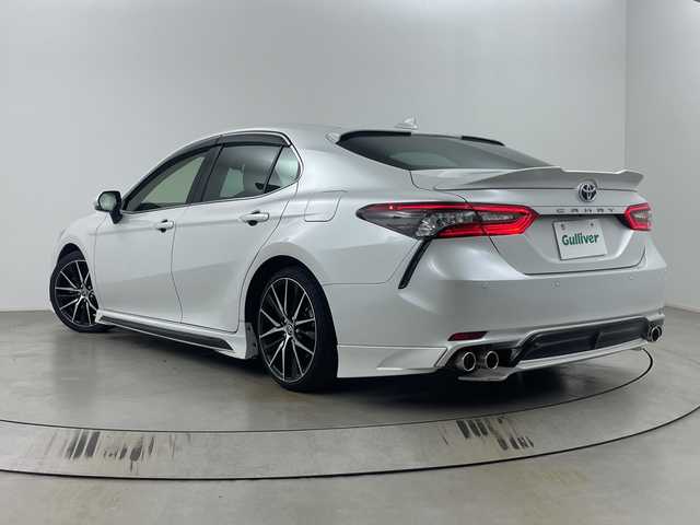 トヨタ カムリ WS 埼玉県 2023(令5)年 4.7万km プラチナホワイトパールマイカ トヨタセーフティセンス/JBLプレミアムサウンド/GRフルエアロ/GRマフラー/TEIN車高調/純正ディスプレイオーディオ/バックカメラ/前後ドライブレコーダー/ビルトインETC/ハーフレザーシート/前席シートヒーター/プッシュスタート/スマートキー/純正１８インチアルミホイール