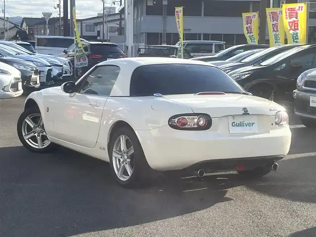 マツダ ロードスター VS 島根県 2006(平18)年 5.8万km マーブルホワイト 社外ストラーダナビ/フルセグTV/Bluetooth/ハードトップ/パドルシフト/タンレザーシート/前席シートヒーター/スマートキー/純正16インチアルミホイール/純正フロアマット