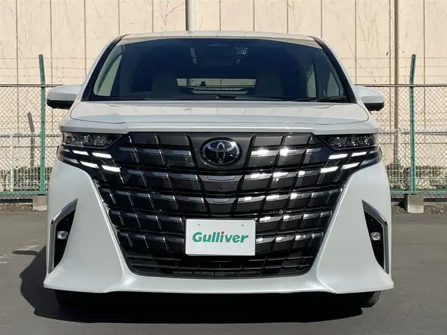 トヨタ アルファードハイブリット エグゼクティブ ラウンジ 東京都 2024(令6)年 4.9万km パール 純正ナビ　/・Ｂｌｕｅｔｏｏｔｈ　フルセグＴＶ　ＨＤＭＩ　/純正フリップダウンモニター　/全周囲カメラ　　/置くだけ充電　/ＢＳＭ　/シートヒーター　/ベンチレーション　/全席電動シート　/電動リアゲート/ＥＴＣ/前後ドライブレコーダー/レザーシート/純正フロアマット/純正アルミホイール/純正LED