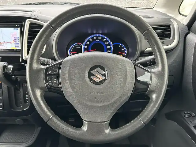 スズキ ソリオ バンディット 新潟県 2013(平25)年 2.8万km ミステリアスバイオレットパール 両側パワースライドドア/社外ナビ/（ワンセグ、CD/DVD、AM/FM）/ステアリングスイッチ/スマートキー/スペアキー/フルフラットシート/LEDヘッドライト/スタッドレスタイヤ（DUNLOP）/（175/60/16）/純正フロアマット/純正アルミホイール