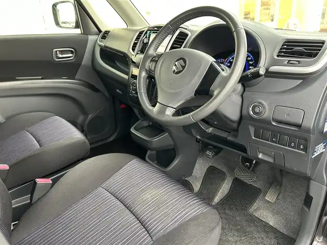 スズキ ソリオ バンディット 新潟県 2013(平25)年 2.8万km ミステリアスバイオレットパール 両側パワースライドドア/社外ナビ/（ワンセグ、CD/DVD、AM/FM）/ステアリングスイッチ/スマートキー/スペアキー/フルフラットシート/LEDヘッドライト/スタッドレスタイヤ（DUNLOP）/（175/60/16）/純正フロアマット/純正アルミホイール