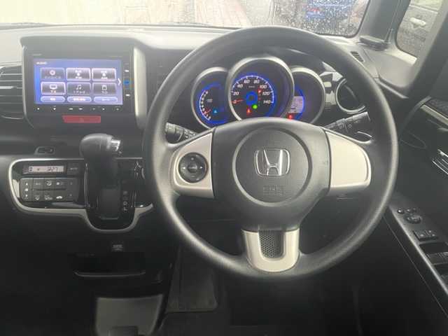 ホンダ Ｎ ＢＯＸ カスタム G Aパッケージ 福島県 2014(平26)年 8.2万km プレミアムホワイトパール 4WD 純正ナビ フルセグTV Bluetooth 衝突軽減ブレーキ 左側パワースライド HIDヘッドライト フォグランプ オートライト 横滑り防止装置 スマートキー あんしんパッケージ