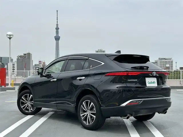 トヨタ ハリアー ハイブリッド G 東京都 2021(令3)年 4.1万km プレシャスブラックパール 純正ナビ/フルセグTV/プッシュスタート/トヨタセーフティセンス/バックカメラ/電動パーキングブレーキ/D席パワーシート/デジタルインナーミラー/ハーフレザー/電動リアゲート/ETC/ステアリングスイッチ/純正18インチホイール