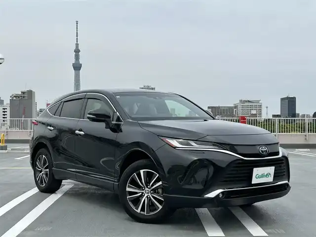 トヨタ ハリアー ハイブリッド G 東京都 2021(令3)年 4.1万km プレシャスブラックパール 純正ナビ/フルセグTV/プッシュスタート/トヨタセーフティセンス/バックカメラ/電動パーキングブレーキ/D席パワーシート/デジタルインナーミラー/ハーフレザー/電動リアゲート/ETC/ステアリングスイッチ/純正18インチホイール