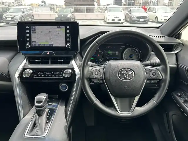 トヨタ ハリアー ハイブリッド G 東京都 2021(令3)年 4.1万km プレシャスブラックパール 純正ナビ/フルセグTV/プッシュスタート/トヨタセーフティセンス/バックカメラ/電動パーキングブレーキ/D席パワーシート/デジタルインナーミラー/ハーフレザー/電動リアゲート/ETC/ステアリングスイッチ/純正18インチホイール