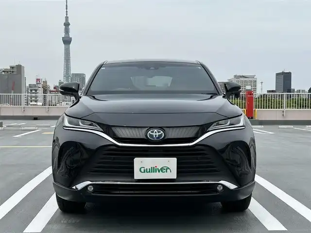 トヨタ ハリアー ハイブリッド G 東京都 2021(令3)年 4.1万km プレシャスブラックパール 純正ナビ/フルセグTV/プッシュスタート/トヨタセーフティセンス/バックカメラ/電動パーキングブレーキ/D席パワーシート/デジタルインナーミラー/ハーフレザー/電動リアゲート/ETC/ステアリングスイッチ/純正18インチホイール