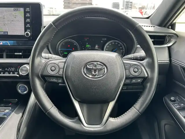 トヨタ ハリアー ハイブリッド G 東京都 2021(令3)年 4.1万km プレシャスブラックパール 純正ナビ/フルセグTV/プッシュスタート/トヨタセーフティセンス/バックカメラ/電動パーキングブレーキ/D席パワーシート/デジタルインナーミラー/ハーフレザー/電動リアゲート/ETC/ステアリングスイッチ/純正18インチホイール