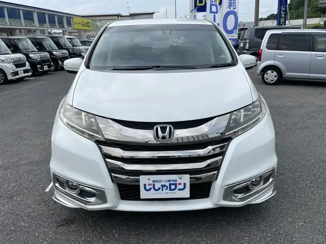 ホンダ オデッセイ アブソルート EX 山形県 2013(平25)年 11.9万km ホワイトオーキッドパール (株)IDOMが運営する【じしゃロン山形店】の自社ローン専用車両になります。/こちらは現金またはオートローンご利用時の価格です。/自社ローンご希望の方は別途その旨お申付け下さい。/メモリナビ/クルーズコントロール/ビルトインETC/D/N席シートヒーター/両側パワースライドドア/フリップダウンモニター/バックカメラ/アイドリングストップ/オットマン