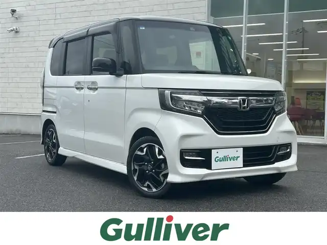 ホンダ Ｎ ＢＯＸ G L ターボ ホンダセンシング 鳥取県 2019(平31)年 3.4万km パールⅡ ホンダセンシング /純正8型ナビ【VXM-175VFEi】/・フルセグ/・Bluetooth/・CD/DVD/バックカメラ/スマートキー/プッシュスタート/ターボ/レーダークルーズ コントロール/ビルトインETC/両側電動スライドドア/純正15AW/ABS/横滑り防止装置/レーンキープアシスト/オートライト/LEDヘッドライト/W&サイドエアバック/カーテンエアバック
