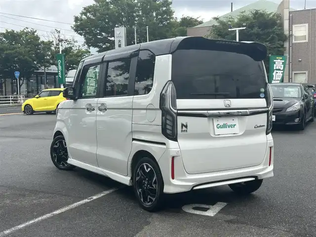 ホンダ Ｎ ＢＯＸ G L ターボ ホンダセンシング 鳥取県 2019(平31)年 3.4万km パールⅡ ホンダセンシング /純正8型ナビ【VXM-175VFEi】/・フルセグ/・Bluetooth/・CD/DVD/バックカメラ/スマートキー/プッシュスタート/ターボ/レーダークルーズ コントロール/ビルトインETC/両側電動スライドドア/純正15AW/ABS/横滑り防止装置/レーンキープアシスト/オートライト/LEDヘッドライト/W&サイドエアバック/カーテンエアバック