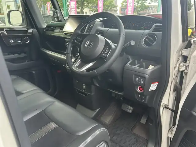 ホンダ Ｎ ＢＯＸ G L ターボ ホンダセンシング 鳥取県 2019(平31)年 3.4万km パールⅡ ホンダセンシング /純正8型ナビ【VXM-175VFEi】/・フルセグ/・Bluetooth/・CD/DVD/バックカメラ/スマートキー/プッシュスタート/ターボ/レーダークルーズ コントロール/ビルトインETC/両側電動スライドドア/純正15AW/ABS/横滑り防止装置/レーンキープアシスト/オートライト/LEDヘッドライト/W&サイドエアバック/カーテンエアバック