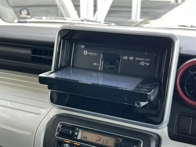 スズキ スペーシア HYBRID X 静岡県 2018(平30)年 3.3万km ピュアホワイトP ケンウッド７型メモリナビ/フルセグＴＶ/ＤＶＤ再生/ＢＴオーディオ/ビルトインETC/ドラレコ/両側電動スライドドア/フルオートエアコン/後席エアコン/シートヒーター/オートライト/スペアキー/純正フロアマット/アイドリングストップ