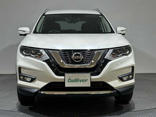 日産 エクストレイル 愛媛県 2018(平30)年 6.6万km ブリリアントホワイトパール ・９型ナビ/・（フルセグＴＶ・ＢＴ・ＣＤ・ＤＶＤ・ＦＭ・ＡＭ・ＳＤ・ＵＳＢ・ＡＵＸ）/・全方位カメラ　/・前方ドラレコ　/・ＥＴＣ　/・デジタルインナーミラー　/・プロパイロット　/・レーダークルーズコントロール/・レーンキープアシスト/・パワーバックドア
