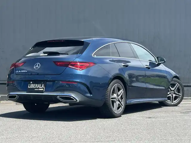メルセデス・ベンツ ＣＬＡ２００ｄ Sブレーク AMGライン 茨城県 2020(令2)年 4.4万km デニムブルー 純正10.25型MOPナビ/フルセグTV/360度カメラ/ETC2.0/ディスタンスパイロットディストロニック/パークトロニック/レーダーセーフティパッケージ/・ブラインドスポットアシスト/・レーンキープアシスト/・PRE-SAFE/ターボ/マルチLEDヘッドライト/アダクティブハイビームプラス/ヘッドアップディスプレイ/本革巻きステアリング/パドルシフト/前席メモリー付パワーシート/前席シートヒーター/純正AMG18インチアルミホイール/アンビエントライト64色