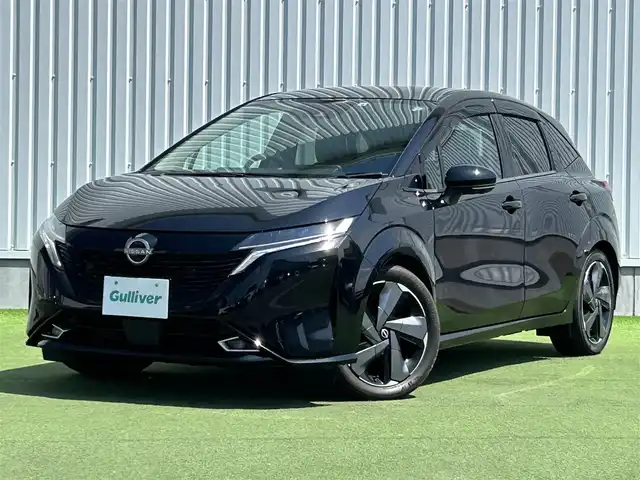 日産 オーラ G レザーエディション 香川県 2022(令4)年 4.8万km 黒 登録時走行距離：47487Kｍ/BOSEプレミアムサウンド/アラウンドビューモニター/プロパイロット/ブラインドスポッドモニター/クルーズコントロール/純正9インチナビ/インテリジェントルームミラー/フルセグテレビ/LEDヘッドライト/ETC/ドライブレコーダー/ワイヤレス充電/Bluetooth/革巻きステアリング/ステアリングリモコン/プッシュスタート/純正フロアマット/禁煙車/バイザー