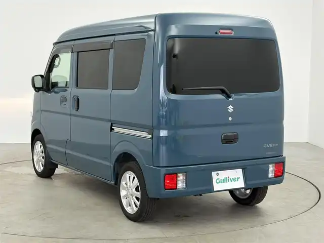 スズキ エブリイ PA リミテッド 愛知県 2024(令6)年 0.1万km デニムブルーメタリック ワンオーナー/純正ディスプレイオーディオ/・Bluetooth/・Applecarplay/・AM/FM/スズキセーフティーサポート/パーキングソナー/AUTOライト/ETC/純正ルーフキャリア積み込み