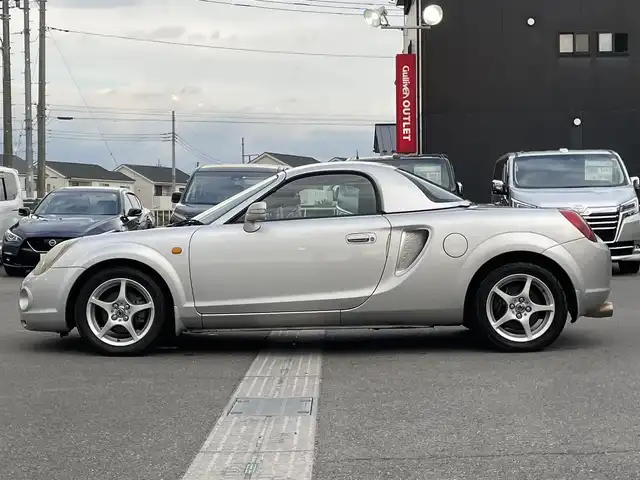 トヨタ ＭＲ－Ｓ S エディション 群馬県 2002(平14)年 4.4万km シルバーM 純正メモリナビ/　　ワンセグ/CD/DVD/AM/FM/ハードトップ（幌あり）/フジツボマフラー/マニュアルエアコン/HIDヘッドライト/フォグランプ/金属調シフトノブ/アルミペダル/本革巻きステアリング/純正15AW/純正フロアマット