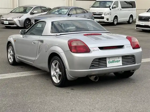 トヨタ ＭＲ－Ｓ S エディション 群馬県 2002(平14)年 4.4万km シルバーM 純正メモリナビ/　　ワンセグ/CD/DVD/AM/FM/ハードトップ（幌あり）/フジツボマフラー/マニュアルエアコン/HIDヘッドライト/フォグランプ/金属調シフトノブ/アルミペダル/本革巻きステアリング/純正15AW/純正フロアマット