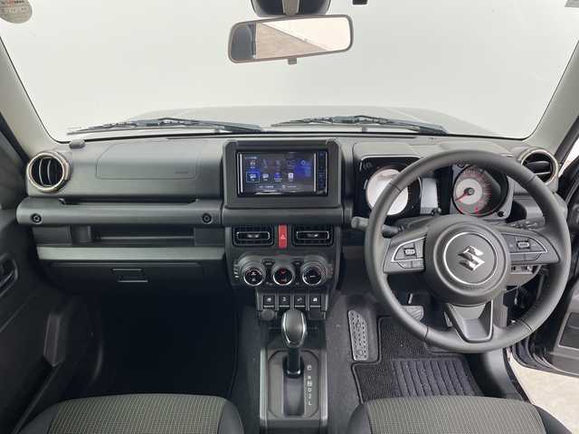 スズキ ジムニー シエラ JC 群馬県 2024(令6)年 0.2万km ブルーイッシュブラックパール3 ４WD　７型ナビ　衝突被害軽減システム　クリアランスソナー　ダウンヒルアシスト　クルーズコントロール　ＥＴＣ２．０　シートヒーター　ステアリングスイッチ　プッシュスタート　LED　オートライト　禁煙