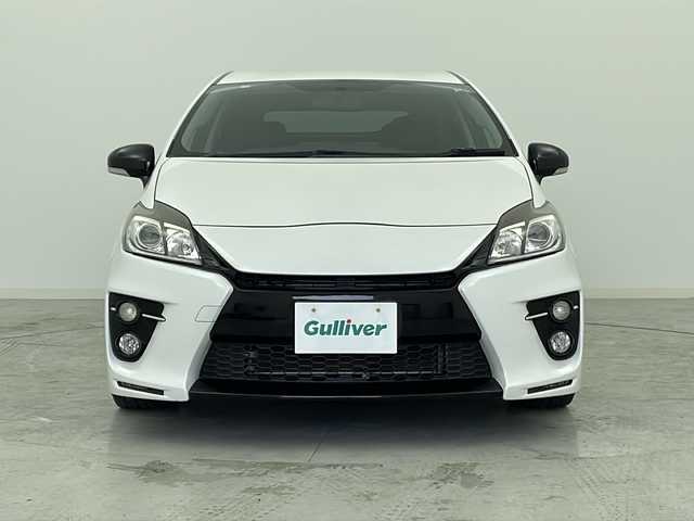トヨタ プリウス S ツーリングセレ G’s 宮城県 2014(平26)年 5.8万km ホワイトパールクリスタルシャイン WedSport18インチAW/ALPINE9型ナビ　　/・CD.DVD.SD.BT/フルセグTV/バックカメラ/クルーズコントロール/HIDへッドライト　/フォグランプ/ステアリングスイッチ　/ビルドインETC/プッシュスタート/スマートキー/アイドリングストップ/横滑り防止装置/純正フロアマット　/純正ドアバイザー　/電動格納ミラー