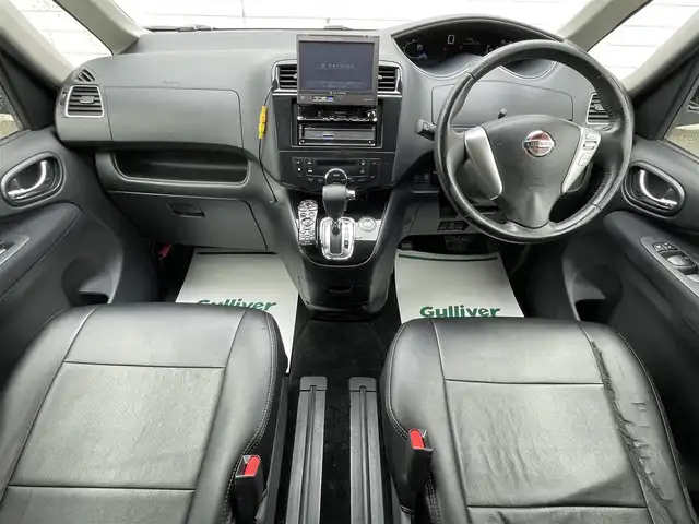 日産 セレナ ハイウェイスター Vセレクション 岩手県 2012(平24)年 9万km スーパーブラック 禁煙車/４WD/両側パワースライドドア/クルーズコントロール/デジタルインナーミラー/横滑り防止装置/電動格納ミラー/ウィンカーミラー/ETC/2列目リラックスモード付上下調整式ヘッドレスト/オートライト/フォグライト/〇プッシュスタート/〇ドアバイザー/〇フロアマット/社外アルミホイール/社外シートカバー
