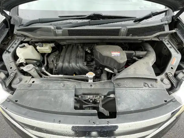 日産 セレナ ハイウェイスター Vセレクション 岩手県 2012(平24)年 9万km スーパーブラック 禁煙車/４WD/両側パワースライドドア/クルーズコントロール/デジタルインナーミラー/横滑り防止装置/電動格納ミラー/ウィンカーミラー/ETC/2列目リラックスモード付上下調整式ヘッドレスト/オートライト/フォグライト/〇プッシュスタート/〇ドアバイザー/〇フロアマット/社外アルミホイール/社外シートカバー