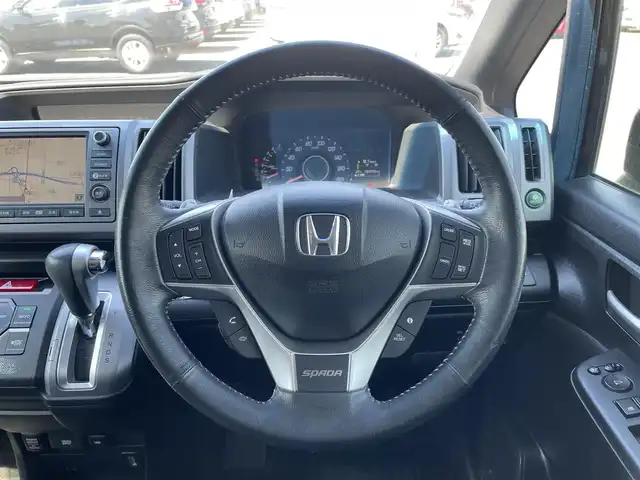 ホンダ ステップワゴン スパーダ Z クールスピリット 岩手県 2014(平26)年 8.5万km プレミアムスパークルブラックパール 純正HDDナビ/AM/FM/CD/DVD/フルセグTV/フロント/バックカメラ/全方位カメラ/ビルトインETC/前後ドライブレコーダー/両側パワースライドドア/フリップダウンモニター/クルーズコントロール/横滑り防止装置/アイドリングストップ/オートライト/HIDヘッドライト/フォグランプ/スマートキー/電動格納ミラー/純正16インチAW/フロアマット/ドアバイザー