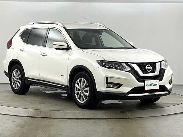 日産 エクストレイル ハイブリッド 20Xi 愛知県 2018(平30)年 7.7万km ブリリアントホワイトパール 純正9インチナビ(MM518D-L)/・アラウンドビューモニター/・Bluetooth/・フルセグTV/・CD/DVD/純正ドライブレコーダー/ビルトインETC/プロパイロット/・レーダークルーズコントロール/・衝突軽減ブレーキ/・レーンキープアシスト/合皮シート/・全席シートヒーター/パワーバックドア/ヒルアシストコントロール/アイドリングストップ/ルーフレール/スマートキー