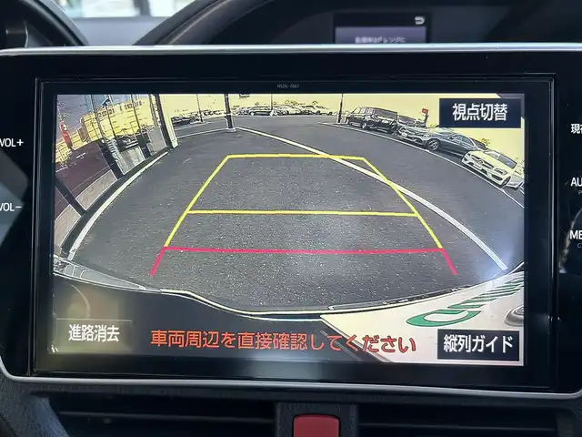 トヨタ エスクァイア Gi プレミアムパッケージ 宮城県 2018(平30)年 6.7万km ブラック 登録時走行距離67032Km/純正ナビ/・フルセグTV/・Bluetooth/モデリスタ/フリップダウンモニター/シートヒーター/ステアリングヒーター/衝突軽減ブレーキ/クルーズコントロール/両側パワースライドドア/スマートキー/レーンキープ/ドライブレコーダー/純正アルミホイール/ETC/LEDヘッドライト