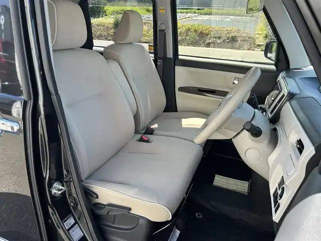 ダイハツ ムーヴ キャンバス G メイクアップ SA Ⅲ 富山県 2018(平30)年 2.9万km ブラックマイカメタリック 〇社外ナビ/〇フルセグTV/〇バックカメラ/〇パワースライドドア（両側）/〇スマートアシスト3/・衝突回避支援ブレーキ機能/・衝突警報機能/。車線逸脱警報機能/・誤発進抑制制御機能/・先行車発進お知らせ機能/・オートハイビーム/〇LEDヘッドランプ/〇オートライト/〇オートエアコン/〇純正14インチフルホイールキャップ/〇シートヒーター/〇キーフリーシステム/〇禁煙車