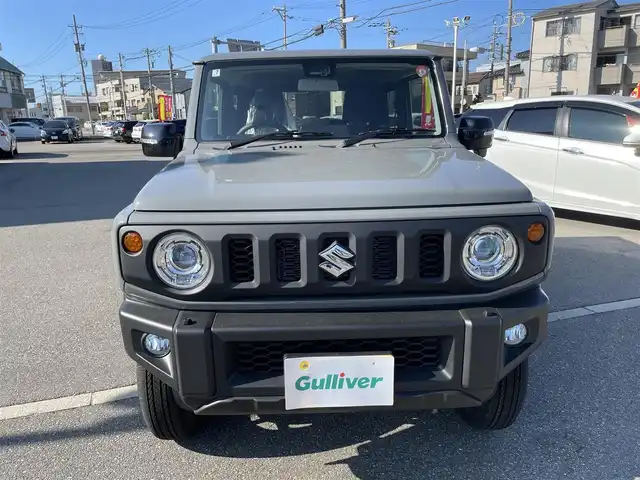 スズキ ジムニー XC 石川県 2025(令7)年 0.1千km ミディアムグレー 届出済未使用車/LEDヘッドライト/純正アルミホイール/スマートキー/プッシュスタート/電動ミラー/シートヒーター/スズキセーフティ/クルーズコントロール/保証書