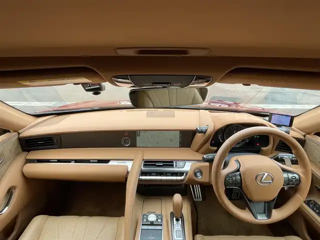 レクサス ＬＣ 500 Lパッケージ 群馬県 2020(令2)年 1.8万km ラディアントレッドコントラストレイヤリング 純正ＳＤナビ　/サンルーフ　/ＢＳＭ　/ＲＣＴＡ　/ＬＳＳ＋　/Ｍｉｒａｃａｓｔ　/ステアリングヒーター　/ナノイー　/シートセットポジションメモリー　/電動格納ミラー　/前席パワーシート　/前席エアシート　/スポーツモード/Bluetooth/パドルシフト/前後ドラレコ/ビルトインETC2.0/純正マット/LEDヘッドライト/AHB/オートライト/レーンキープアシスト/レーダークルーズコントロール/電動リアゲート/本革シート/衝突被害軽減システム