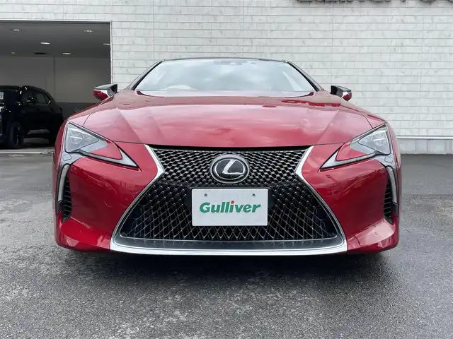 レクサス ＬＣ 500 Lパッケージ 群馬県 2020(令2)年 1.8万km ラディアントレッドコントラストレイヤリング 純正ＳＤナビ　/サンルーフ　/ＢＳＭ　/ＲＣＴＡ　/ＬＳＳ＋　/Ｍｉｒａｃａｓｔ　/ステアリングヒーター　/ナノイー　/シートセットポジションメモリー　/電動格納ミラー　/前席パワーシート　/前席エアシート　/スポーツモード/Bluetooth/パドルシフト/前後ドラレコ/ビルトインETC2.0/純正マット/LEDヘッドライト/AHB/オートライト/レーンキープアシスト/レーダークルーズコントロール/電動リアゲート/本革シート/衝突被害軽減システム