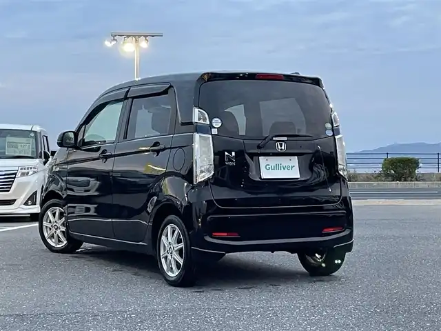 ホンダ Ｎ ＷＧＮ G Aパッケージ 島根県 2013(平25)年 10.9万km スマートブラック 登録時走行距離108742km/Gathersナビ【CD/DVD/TV/Bluetooth】/ワンセグテレビ/バックカメラ/衝突軽減ブレーキ/プッシュスタート/スマートキー(スペアスマート×1)/キセノンライト/オートライト/ステアリングスイッチ/ウインカーミラー/ETC/社外AW/冬タイヤ4本積込