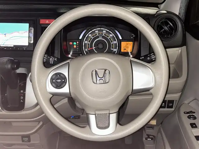 ホンダ Ｎ ＷＧＮ G Aパッケージ 島根県 2013(平25)年 10.9万km スマートブラック 登録時走行距離108742km/Gathersナビ【CD/DVD/TV/Bluetooth】/ワンセグテレビ/バックカメラ/衝突軽減ブレーキ/プッシュスタート/スマートキー(スペアスマート×1)/キセノンライト/オートライト/ステアリングスイッチ/ウインカーミラー/ETC/社外AW/冬タイヤ4本積込