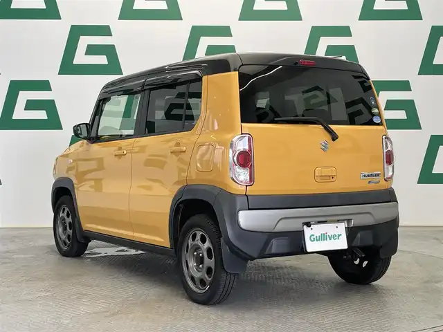 スズキ ハスラー G 鹿児島県 2017(平29)年 1.6万km アクティブイエロー/ブラック2トーンルーフ 禁煙車　/ナビ（CD/DVD/フルセグTV/Bluetooth）/バックカメラ　/レーダーブレーキサポート　/横滑り防止機能　/前席シートヒーター　/純正フロアマット　/ＥＴＣ　/ヘッドライトレベライザー　/純正ドアバイザー　/電格ミラー　/アイドリングストップ
