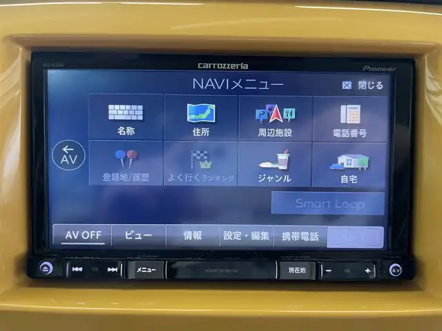 スズキ ハスラー G 鹿児島県 2017(平29)年 1.6万km アクティブイエロー/ブラック2トーンルーフ 禁煙車　/ナビ（CD/DVD/フルセグTV/Bluetooth）/バックカメラ　/レーダーブレーキサポート　/横滑り防止機能　/前席シートヒーター　/純正フロアマット　/ＥＴＣ　/ヘッドライトレベライザー　/純正ドアバイザー　/電格ミラー　/アイドリングストップ
