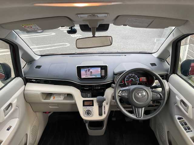 ダイハツ ムーヴ X SAⅢ 宮城県 2018(平30)年 1.7万km ファイアークォーツレッドM ワンオーナー/純正SDナビ/　DTV/CD/DVD/BT/USB/SDREC/【KSZN-W68D】/バックカメラ/オートライト/オートハイビーム/運席シートヒーター/純正ナビ連動ドライブレコーダー/アイドリングストップ/ETC/スマートキー/スペアキー