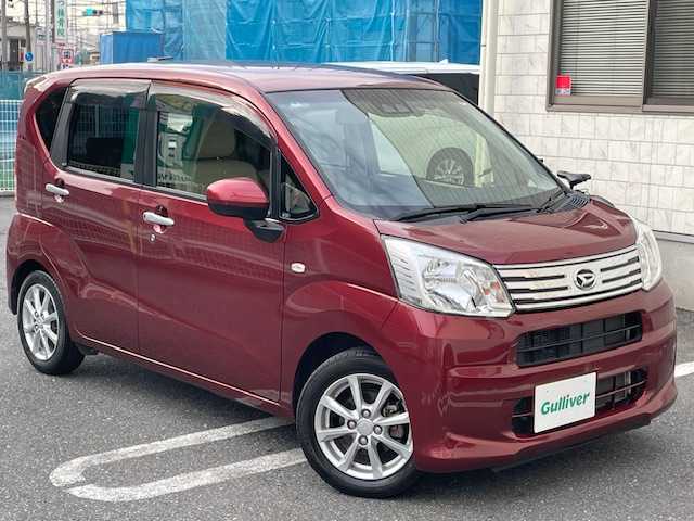 ダイハツ ムーヴ X SAⅢ 宮城県 2018(平30)年 1.7万km ファイアークォーツレッドM ワンオーナー/純正SDナビ/　DTV/CD/DVD/BT/USB/SDREC/【KSZN-W68D】/バックカメラ/オートライト/オートハイビーム/運席シートヒーター/純正ナビ連動ドライブレコーダー/アイドリングストップ/ETC/スマートキー/スペアキー