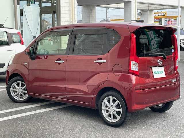 ダイハツ ムーヴ X SAⅢ 宮城県 2018(平30)年 1.7万km ファイアークォーツレッドM ワンオーナー/純正SDナビ/　DTV/CD/DVD/BT/USB/SDREC/【KSZN-W68D】/バックカメラ/オートライト/オートハイビーム/運席シートヒーター/純正ナビ連動ドライブレコーダー/アイドリングストップ/ETC/スマートキー/スペアキー