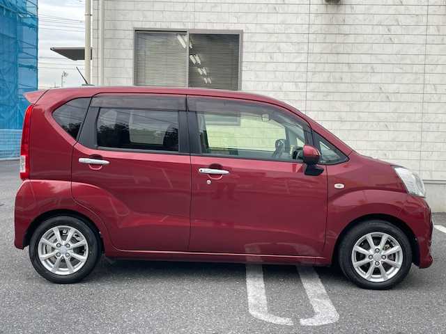 ダイハツ ムーヴ X SAⅢ 宮城県 2018(平30)年 1.7万km ファイアークォーツレッドM ワンオーナー/純正SDナビ/　DTV/CD/DVD/BT/USB/SDREC/【KSZN-W68D】/バックカメラ/オートライト/オートハイビーム/運席シートヒーター/純正ナビ連動ドライブレコーダー/アイドリングストップ/ETC/スマートキー/スペアキー