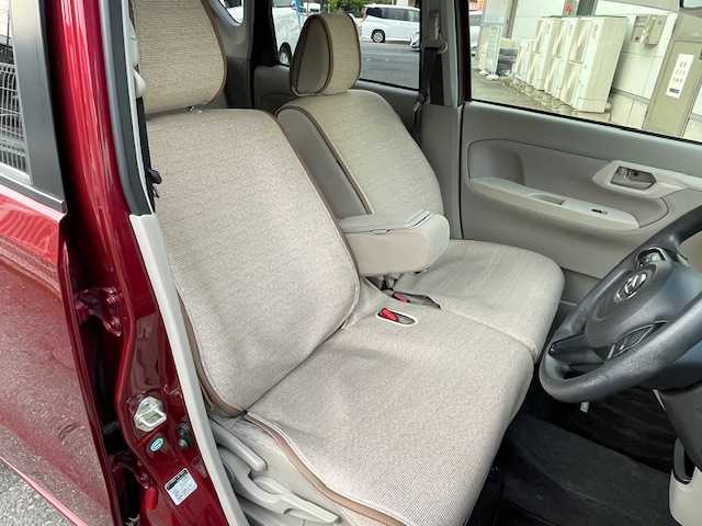 ダイハツ ムーヴ X SAⅢ 宮城県 2018(平30)年 1.7万km ファイアークォーツレッドM ワンオーナー/純正SDナビ/　DTV/CD/DVD/BT/USB/SDREC/【KSZN-W68D】/バックカメラ/オートライト/オートハイビーム/運席シートヒーター/純正ナビ連動ドライブレコーダー/アイドリングストップ/ETC/スマートキー/スペアキー