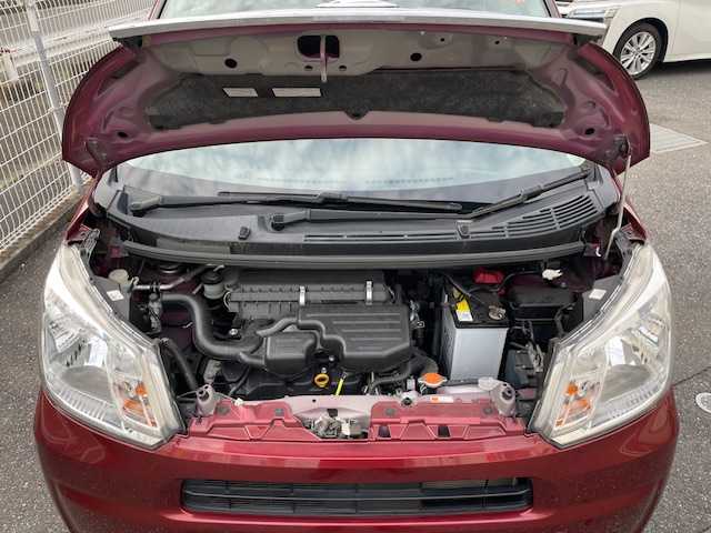 ダイハツ ムーヴ X SAⅢ 宮城県 2018(平30)年 1.7万km ファイアークォーツレッドM ワンオーナー/純正SDナビ/　DTV/CD/DVD/BT/USB/SDREC/【KSZN-W68D】/バックカメラ/オートライト/オートハイビーム/運席シートヒーター/純正ナビ連動ドライブレコーダー/アイドリングストップ/ETC/スマートキー/スペアキー