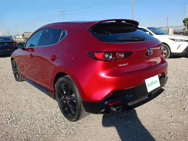 マツダ マツダ３ファストバック 20S 100周年特別記念車 宮崎県 2021(令3)年 4.4万km ソウルレッドクリスタルM 純正8.8型ナビ/フルセグTV/BOSEサウンドシステム/360度ビューモニター/ビルトインETC/レーダークルーズコントロール/前後パーキングセンサー/衝突被害軽減ブレーキ/車線逸脱防止支援システム/ブラインドスポットモニタリング/AT誤発進抑制/交通標識認識/ヘッドアップディスプレイ/LEDヘッドランプ/革巻きステアリング/ステアリングヒーター/パドルシフト/レッド革シート/前席シートヒーター/運転席パワーシート/純正18インチアルミホイール/スマートキー/プッシュエンジンスタート/禁煙車