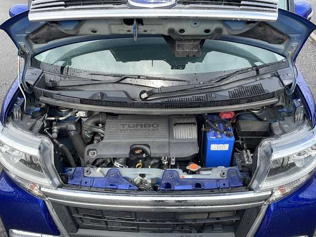 スバル シフォン カスタムRS リミテッド スマートアシスト 福島県 2017(平29)年 8.9万km 青 ワンオーナー 4WD 純正ナビ フルセグTV Bluetooth 衝突軽減ブレーキ 両側パワースライドドア シートヒーター ETC LEDヘッドライト フォグランプ オートライト スマートキー