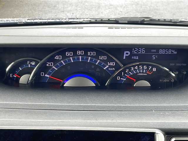 スバル シフォン カスタムRS リミテッド スマートアシスト 福島県 2017(平29)年 8.9万km 青 ワンオーナー 4WD 純正ナビ フルセグTV Bluetooth 衝突軽減ブレーキ 両側パワースライドドア シートヒーター ETC LEDヘッドライト フォグランプ オートライト スマートキー