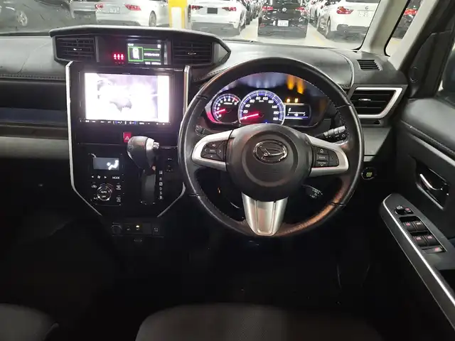 ダイハツ トール カスタムG SAⅡ 兵庫県 2017(平29)年 5.6万km レーザーブルークリスタルシャイン コンフォートパック/パノラマモニター/4WD/アルパインナビ/フルセグTV/両側パワースライドドア/ビルトインETC/クルーズコントロール/スマートアシストII/・衝突被害軽減ブレーキ/・車線逸脱警報/・誤発進抑制機能/LEDヘッドランプ/革巻きステアリング/ステアリングスイッチ/前席シートヒーター/純正14インチアルミホイール/スマートキー/プッシュエンジンスタート/禁煙車