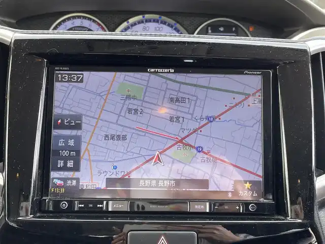 スズキ ソリオ 長野県 2017(平29)年 2.9万km ピュアホワイトP 純正ナビ（FM/AM、CD、DVD、BT、USB）/バックカメラ/フルセグテレビ/アイドリングストップ/クルーズコントロール追従無/運転席シートヒーター/前後ドライブレコーダー/レーンキープアシスト/衝突軽減システム/横滑り防止装置/片側パワースライド/純正フロアマット/ダブルサイドエアバック/後部座席サンシェード/キセノンヘッドライト/フォグランプ/ドアバイザー/スペアキー（１本）/純正サマータイヤ積み込み/保証書、取扱説明書