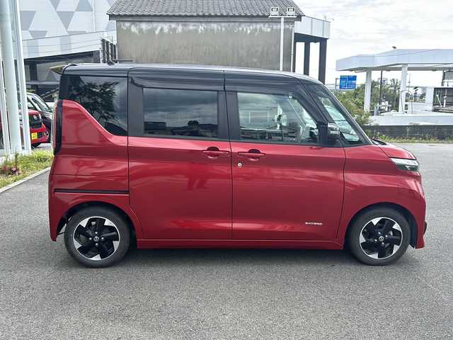 日産 ルークス ハイウェイスター X 福島県 2020(令2)年 9.1万km スパークリングレッド/ブラック （株）IDOMが運営する【じしゃロンいわき店】の/自社ローン専用車両になります。/こちらは現金またはオートローンご利用時の価格です。/自社ローンご希望の方は別途その旨お申し付けください//バックカメラ/片側パワースライドドア/LEDヘッドライト/CD/ハンズフリーオートスライドドア